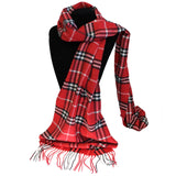 Men in Tartan Scarf - Mr Trendy father-s-day ,men-in-tartan-scarves