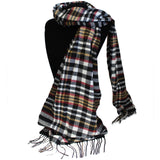 Men in Tartan Scarf - Mr Trendy father-s-day ,men-in-tartan-scarves