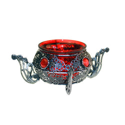 Moorish Single Pot Red Candle Holder candles ,valentine-s-day ,moorish-candle-holders