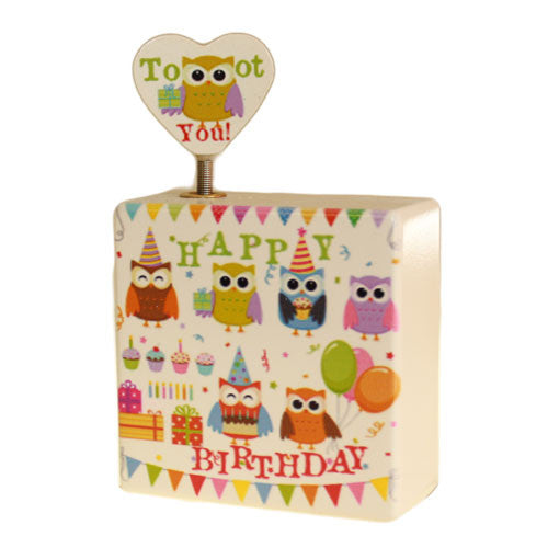 Music Box - Happy Birthday - Owls music-boxes