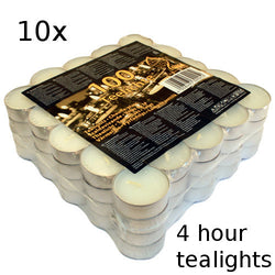 10x Tealights - 4 hour  tealights