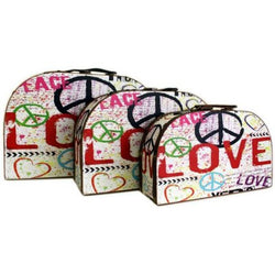 Love & Peace (3 Pieces) nostalgic-suitcases