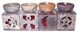 Small Soapstone Burner 90mm soap-stone-marble-design ,oil-burners