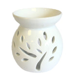 Small Classic White Oil Burner - Moon & Star oil-burners ,classic-white-oil-burners
