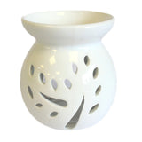 Small Classic White Oil Burner - Moon & Star oil-burners ,classic-white-oil-burners