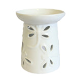 Small Classic White Oil Burner - Moon & Star oil-burners ,classic-white-oil-burners