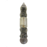 Sm Orgonite Pyramid 25mm Gemchips and Copper antique-style-buddha-heads ,orgonite