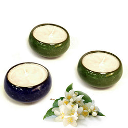 Tea Cup Candles (pack 3) - Jasmine Tea oriental-tea-candles