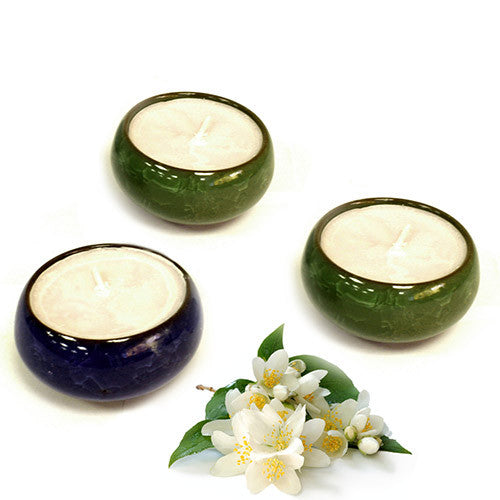Tea Cup Candles (pack 3) - Jasmine Tea oriental-tea-candles