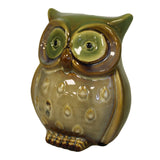 Ceramic Owl Bank - Red owl-money-boxes