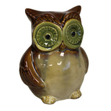 Ceramic Owl Bank - Red owl-money-boxes