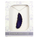 Silver Plated Agate Pendant - Pink silver-plated-agate-pendants