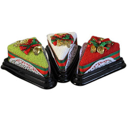 Christmas Cake Slice Towel  christmas