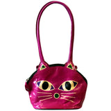 Pussy Cat Bag - green pussy-cat-hand-bags-recycled-leather