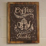 Wooden Coffee Sign - Our Home wooden-coffee-signs
