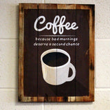 Wooden Coffee Sign - Our Home wooden-coffee-signs