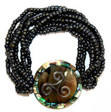 Shell Bracelet - Zebra Stripe shell-fashion-jewellery