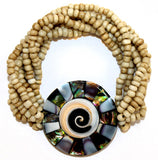 Shell Bracelet - Zebra Stripe shell-fashion-jewellery