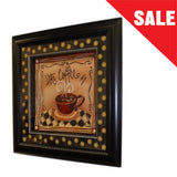 Hand Painted Relief Art - Espresso hand-painted-relief-art ,sales