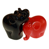 Salt & Pepper - Black and Red Hugs valentine-s-day ,salt-pepper-pots