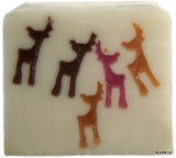 Mini Christmas Trees & Stars Soap - 115g Slice buy-per-slice ,christmas