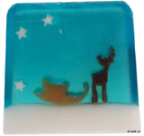 Mini Christmas Trees & Stars Soap - 115g Slice buy-per-slice ,christmas