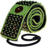 Surfer Vibe Beaded Belt - Lime summer-of-love-jewellery
