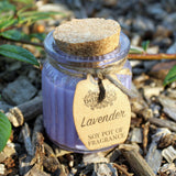 2x Lavender Soy Pot of Fragrance Candles home-comfort-relaxing-lavender ,soy-pot-of-fragrance-candle