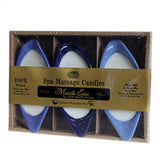 Spa Massage Candles - Peppermint Fresh (pack of 3) 100ml-massage-oils ,spa-massage-candles