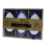 Spa Massage Candles - Peppermint Fresh (pack of 3) 100ml-massage-oils ,spa-massage-candles