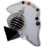 Crystal Chakra & Cage Pendulum gemstone-magic-pendulums ,special-magic-pendulums