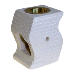 Stone Oil Burner - Stepped Wave sandstone-oil-burners
