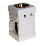Stone Oil Burner - Stepped Wave sandstone-oil-burners