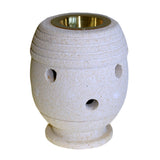 Stone Oil Burner - Stepped Wave sandstone-oil-burners