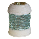 Stone Oil Burner - Stepped Wave sandstone-oil-burners