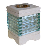 Stone Oil Burner - Stepped Wave sandstone-oil-burners