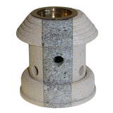 Stone Oil Burner - Stepped Wave sandstone-oil-burners