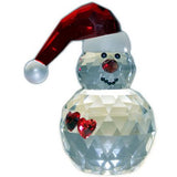 Crystal Snowman with Hearts christmas ,crystal-figures