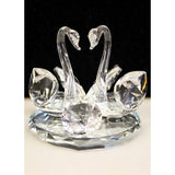 Crystal Swans with Diamond Lrg mother-s-day ,crystal-figures ,valentine-s-day