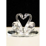 Crystal Swans with Diamond Lrg mother-s-day ,crystal-figures ,valentine-s-day