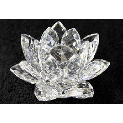 Crystal Lotus 100mm - Clear crystal-lotus