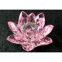 Crystal Lotus 100mm - Pink valentine-s-day ,crystal-lotus