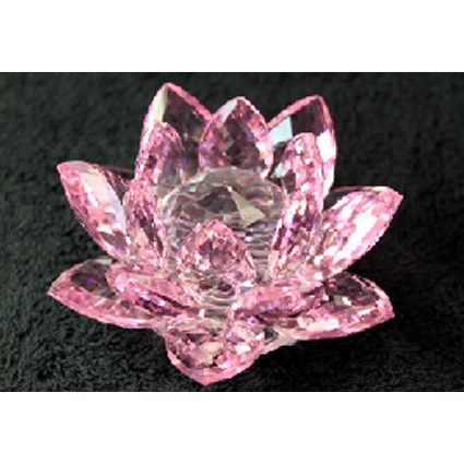 Crystal Lotus 100mm - Pink valentine-s-day ,crystal-lotus