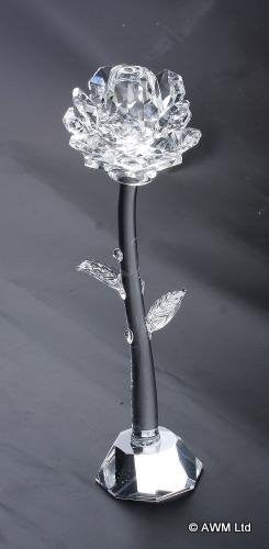 White Rose - Height 140mm star-crystal-roses ,mother-s-day ,valentine-s-day