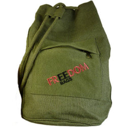 Freedom Bag - Backpack - Green freedom-canvas-sling-bags