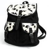 Traveller Backpacks - 2 Pocket Blue Elephant antique-style-buddha-heads ,small-nepali-backpacks ,travelers-backpacks