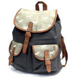 Traveller Backpacks - 2 Pocket Blue Elephant antique-style-buddha-heads ,small-nepali-backpacks ,travelers-backpacks