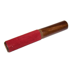 Wooden Singing Bowl Stick with red velvet detail- Approx 19cm collectables ,tibetan-singing-bowls ,singing-bowl-wooden-sticks