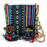 Tibetan Wheel of Life Bag - Blood Red tibetan-bags