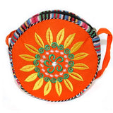 Tibetan Wheel of Life Bag - Blood Red tibetan-bags